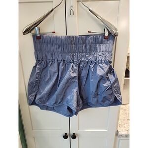 Ododos Shorts Womens Sz L  Nylon Pull On High Waist Athletic‎ Gym